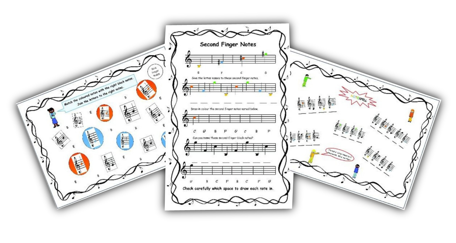 Know Your Notes worksheets